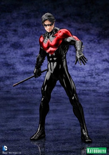 Dick Grayson (Nightwing), Justice League, Kotobukiya, Pre-Painted, 1/10
